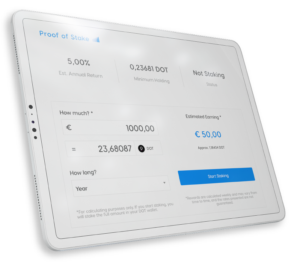 Simple staking